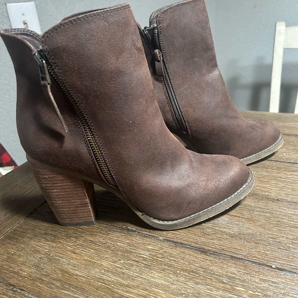 Altar’d State Fritzi Brown Boots size 10 - Picture 3 of 11